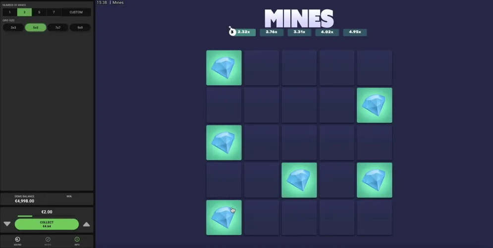 Mines (Hacksaw Gaming)
